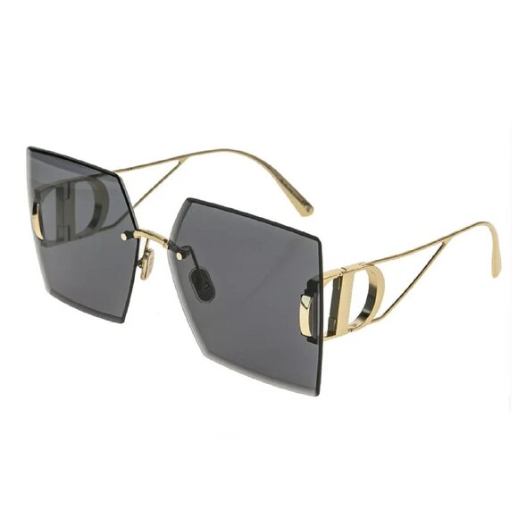 NEW DIOR SUNGLASSES DIOR 30MONTAIGNE S7U B0A0 GOLD GREY EYEWEAR - Picture 2 of 5